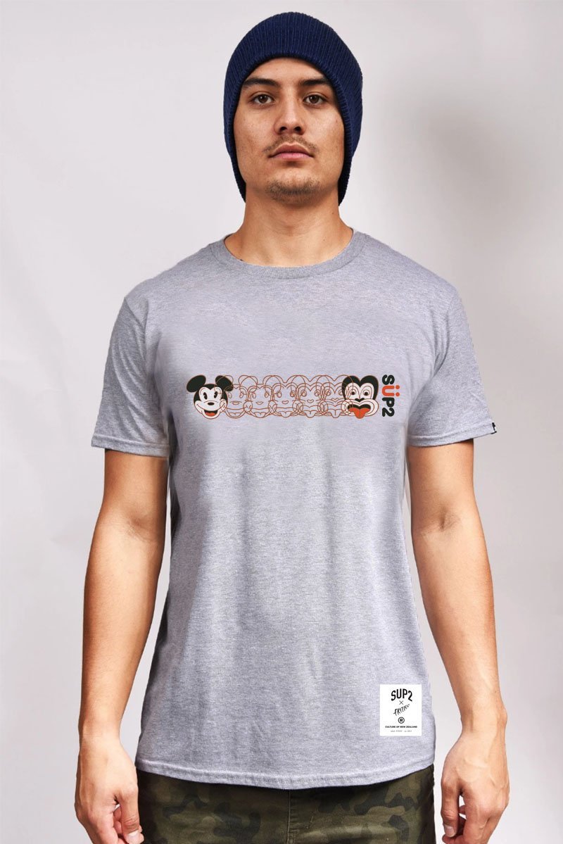 Mickey Tiki 'Mens Tee Dick Frizzell X SUP2 Series