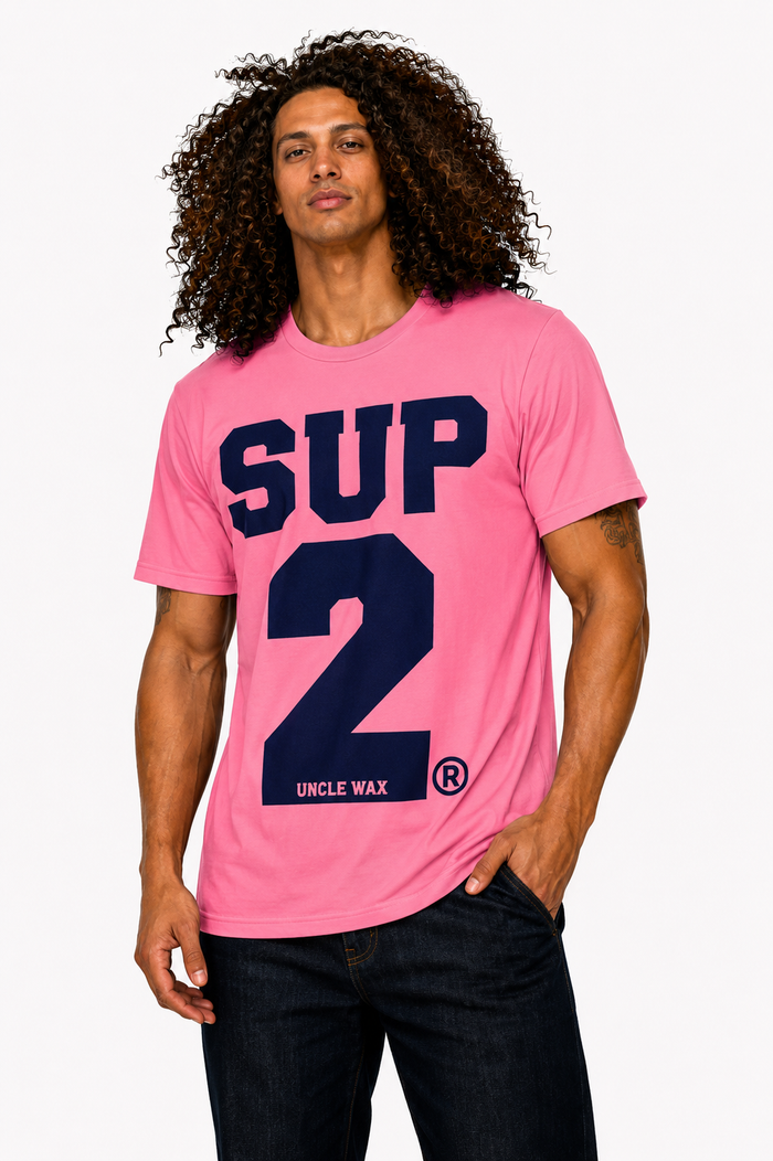 BIG BLOCK Men's Tee- Pink