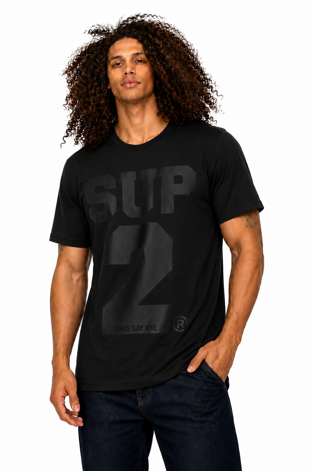 BIG BLOCK Men's Tee- Black
