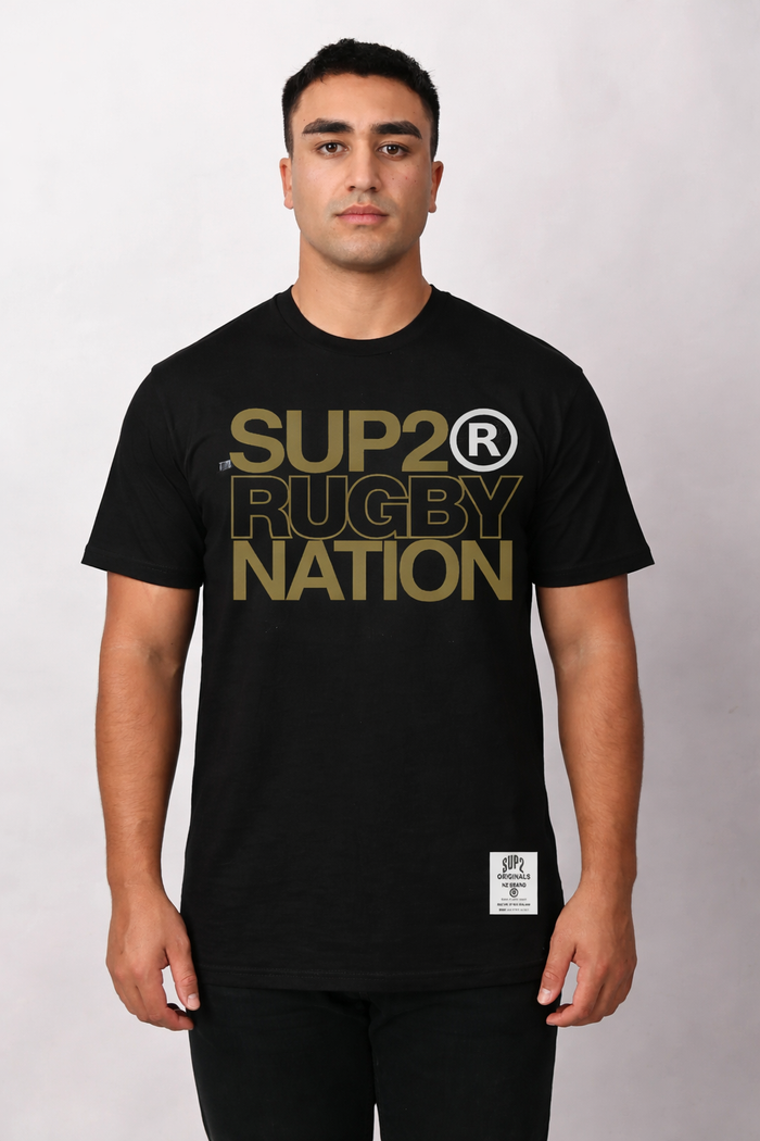 SUP2 Rugby Nation New Zealand Tee