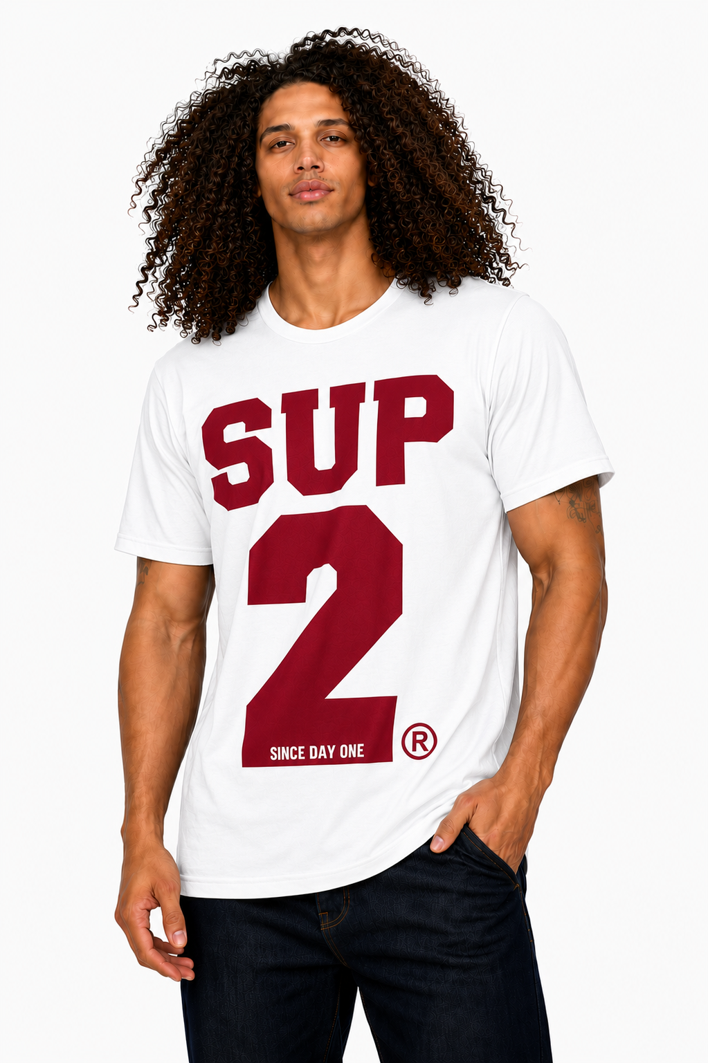 BIG BLOCK Men's Tee-Red