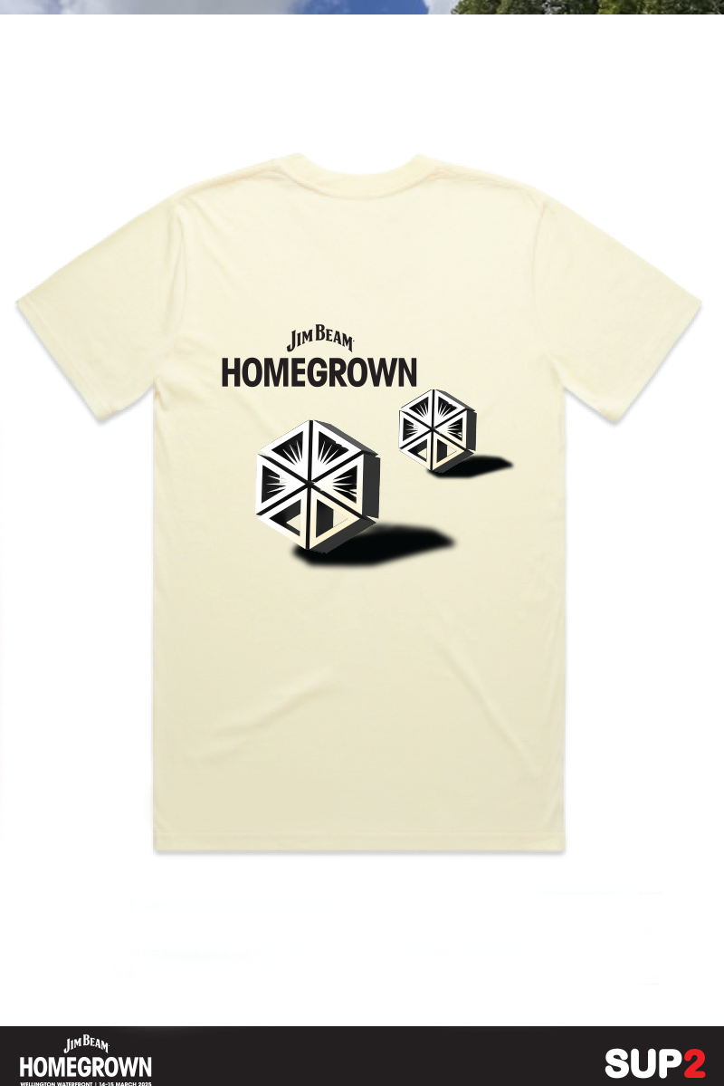 Jim Beam Homegrown Festival Tee -Cream