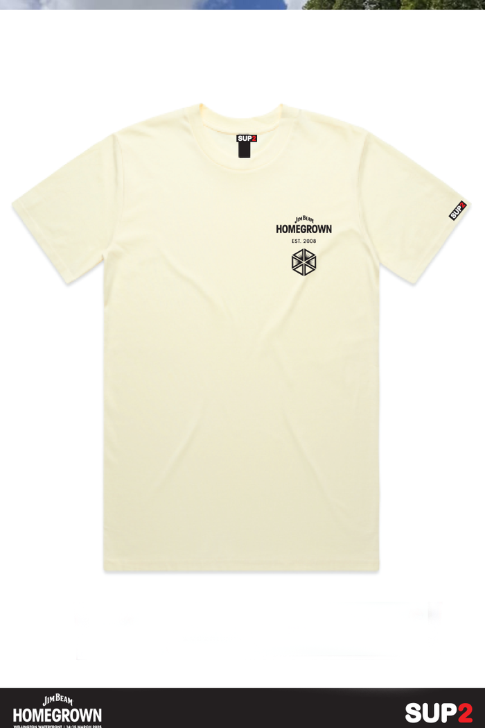 Jim Beam Homegrown Festival Tee -Cream