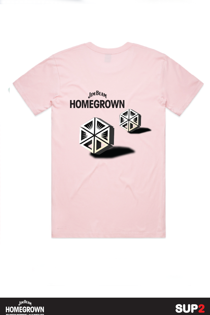 Jim Beam Homegrown Festival Tee -Pink