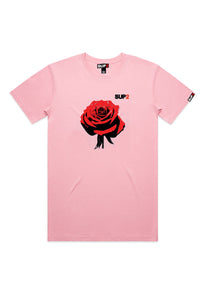 Pop Rose Tee- Camel
