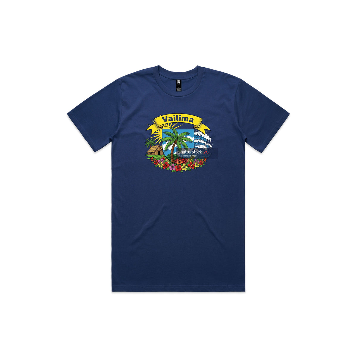 Vailima X SUP2 TROPICAL Tee- Black