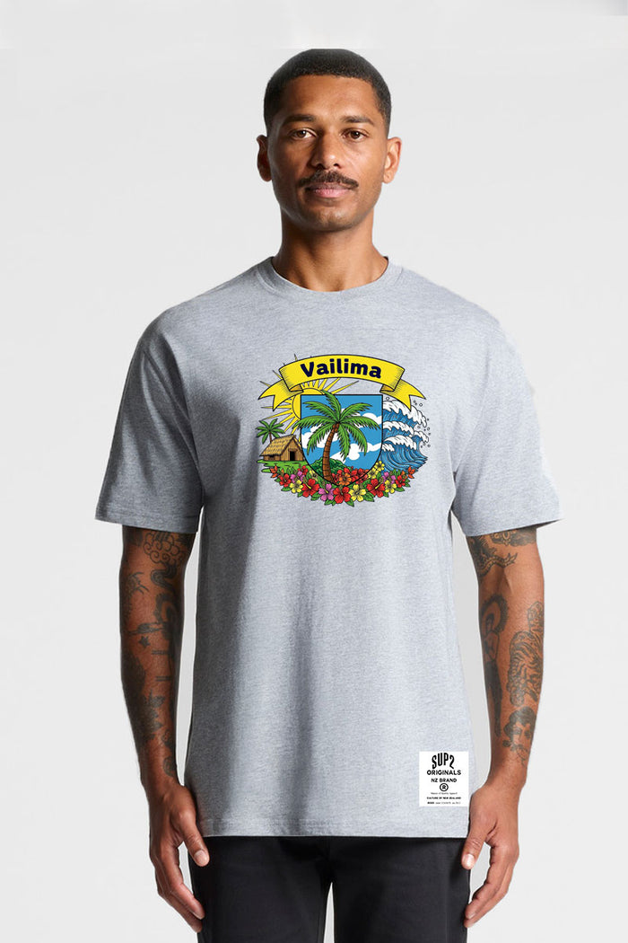 Vailima X SUP2 TROPICAL Tee- Black
