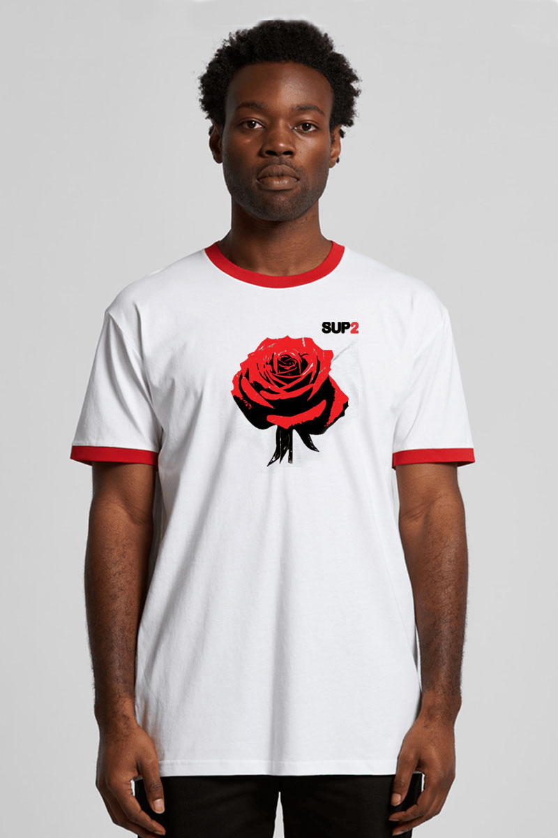 Pop Rose Tee- Pink