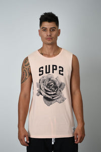 Pixel Rose Sleeveless Tee - SUP2