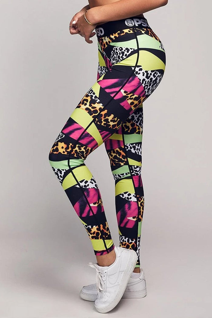 PSD Legging "Neon abstract animal" - SUP2