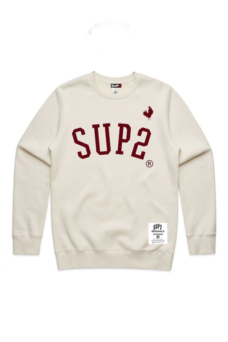 SUP2 'College Cock' Crew Sweater - SUP2