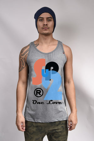 SUP2 One Love Mens Cotton Singlet - SUP2