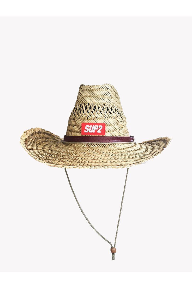 SUP2 Straw Red label Hat - SUP2