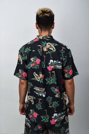 SUP2 'Vintage Hawaiian print' Short Sleeve Shirt - SUP2