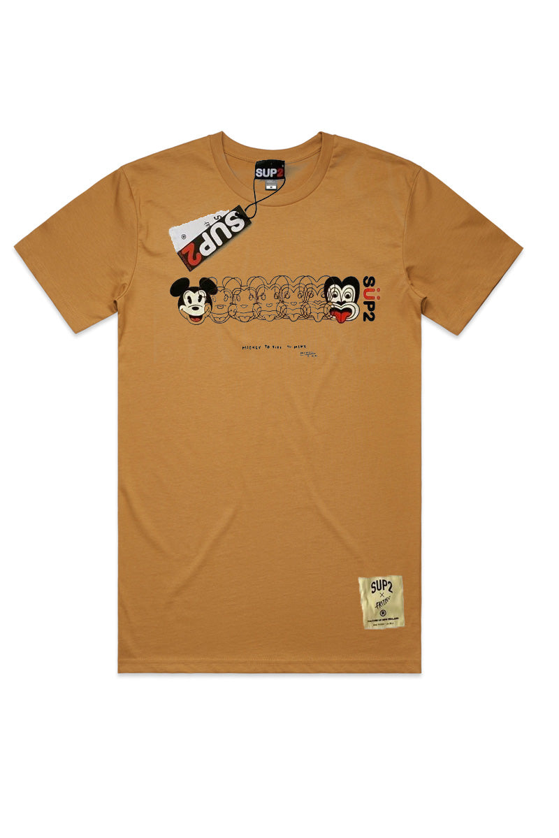 Mickey 2 Tiki 'Mens Tee - Dick Frizzell X SUP2 Series